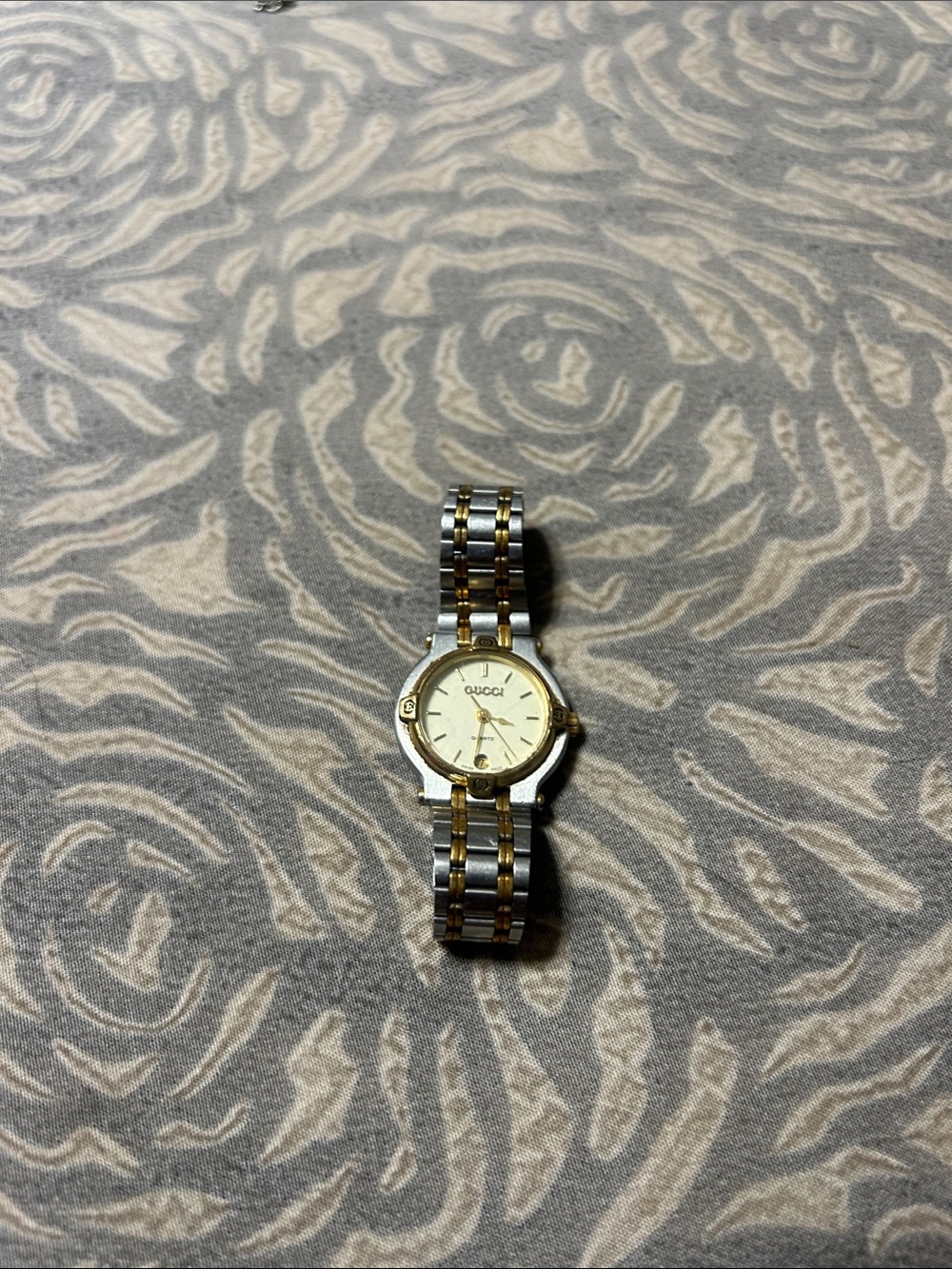 Gucci Two-Tone Gold and Silver Stainless Steel Women's Watch